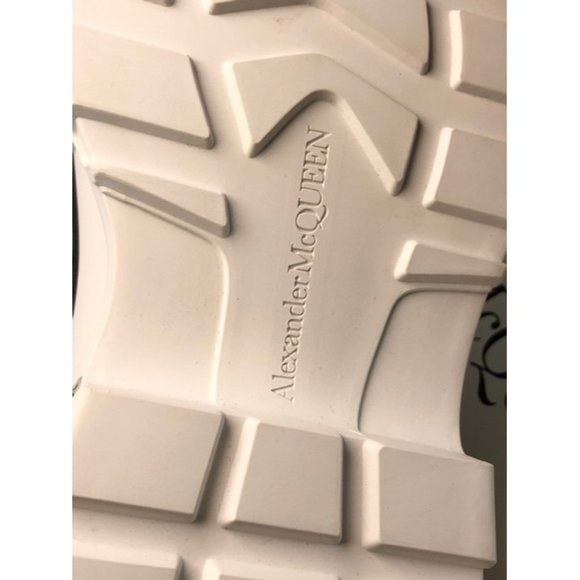 Alexander Mcqueen Black Tread Slick Boot Sneakers Size Eu:40.5 - Picture 7 of 12